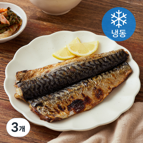 the 푸짐한 바로먹는 간편 고등어 한마리구이 (냉동), 3개, 180g