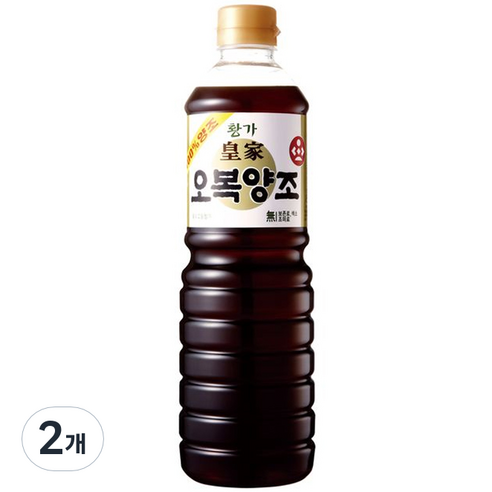 오복 황가 양조간장, 900ml, 2개