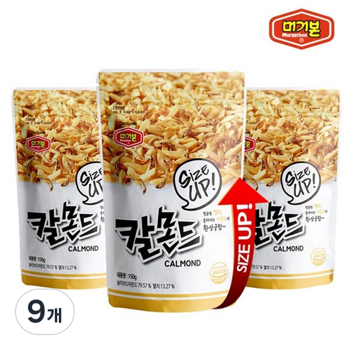 머거본 칼몬드, 150g, 9개