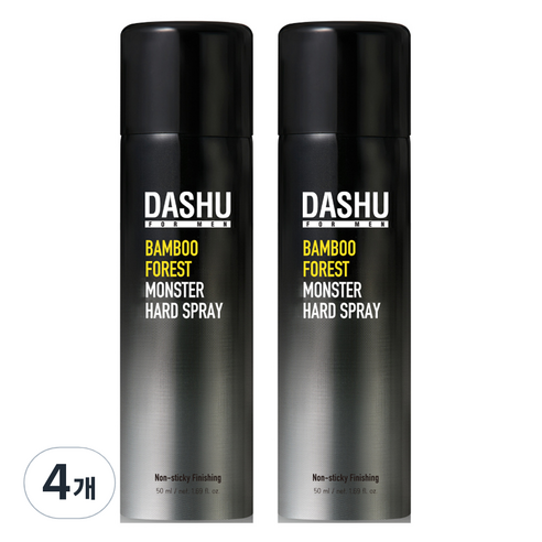 다슈 포 맨 밤부 포레스트 몬스터 하드 스프레이, 50ml, 4개