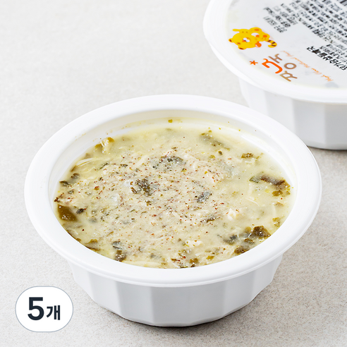 짱죽 닭가슴살 들깨국, 혼합맛(닭가슴살/들깨), 150g, 5개
