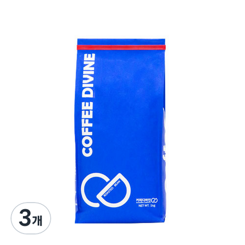 커피디바인 베트남로부스타 원두커피, 핸드드립/커피메이커, 1kg, 3개