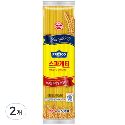 오뚜기 프레스코 스파게티, 300g, 2개