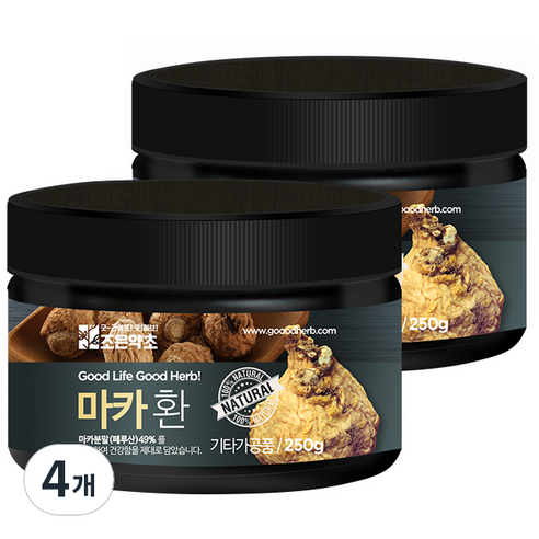 조은약초 프리미엄 마카환, 4개, 250g
