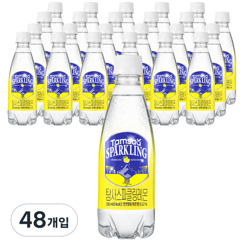 탐사 스파클링 레몬, 350ml, 48개입