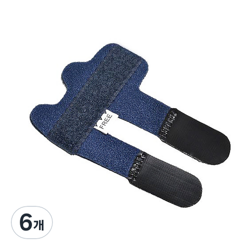 새끼 검지 손가락 보호대 블루 QA_03_02, 6개