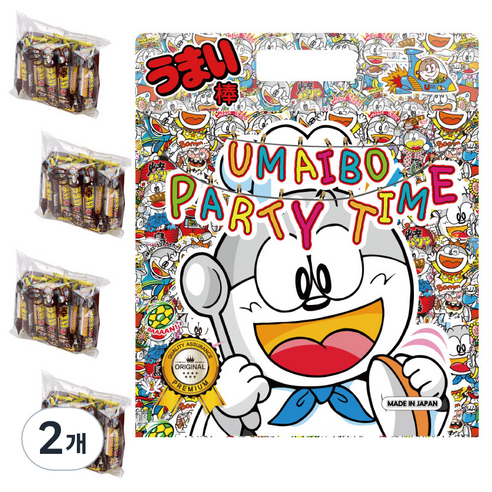 우마이봉 파티타임 과자 초코맛, 360g, 2개