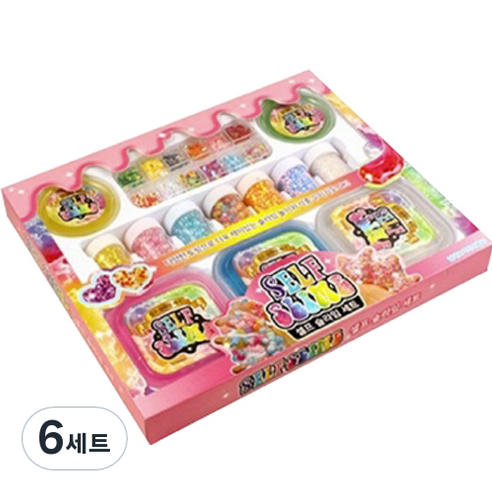 10000 셀프 슬라임 세트, 6세트, 랜덤발송(상자)
