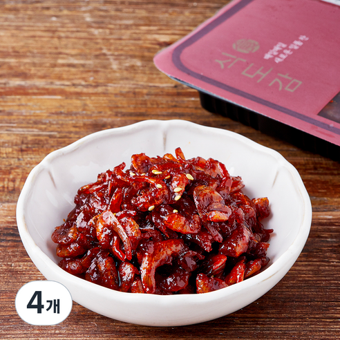 바다원 식도감 새우조림, 100g, 4개
