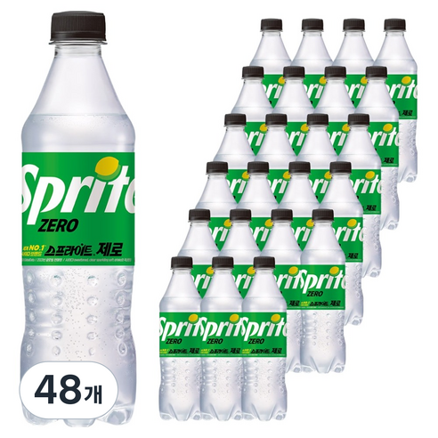스프라이트 제로 사이다, 500ml, 48개