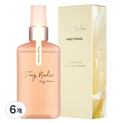 바디홀릭 스테이누디 헤어 앤 바디미스트 소피 프리지아, 100ml, 6개