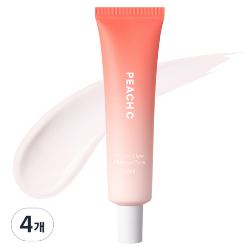 피치씨 피치 글로우 메이크업 베이스 35ml, 4개