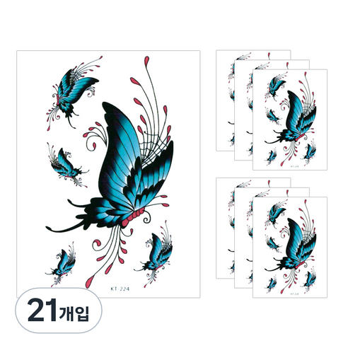 파티복닷컴 타투스티커, KT-224, 21개입