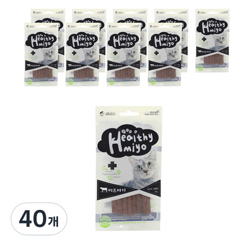 아스쿠 헬시묘 져키 20g, 소고기, 40개