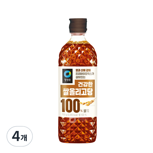 대상 청정원 쌀올리고당, 700g, 4개