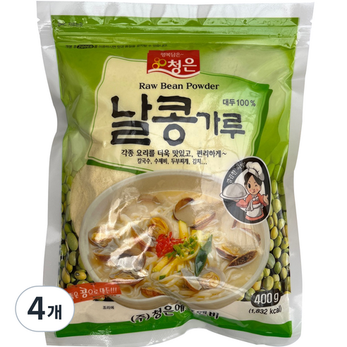 청은 날콩가루, 4개, 400g
