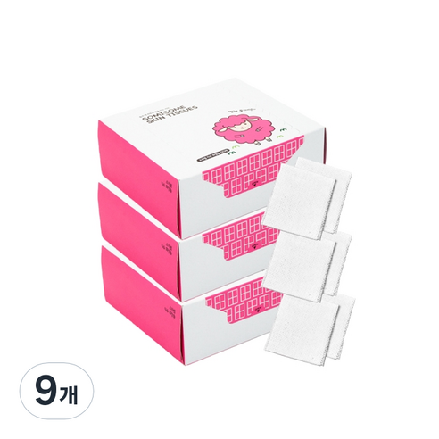 소미썸 티슈화장솜, 100개입, 9개