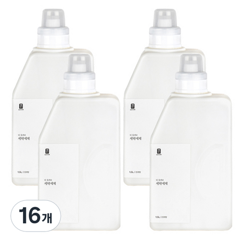 생활공작소 세탁세제 릴리향, 1.5L, 16개