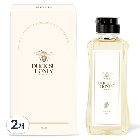 덕수벌꿀 사양 벌꿀, 500g, 2개