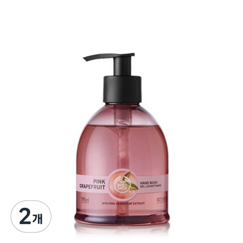 더바디샵 핑크 그레이프후룻 핸드워시 시트러스, 275ml, 2개