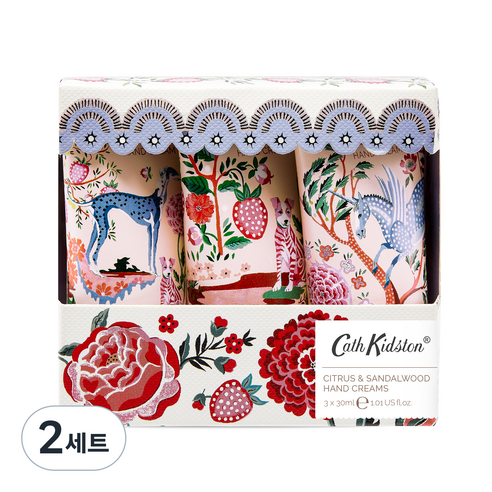 캐스키드슨 시트러스앤샌달우드 핸드크림 트리오세트 30ml 3개, 2세트