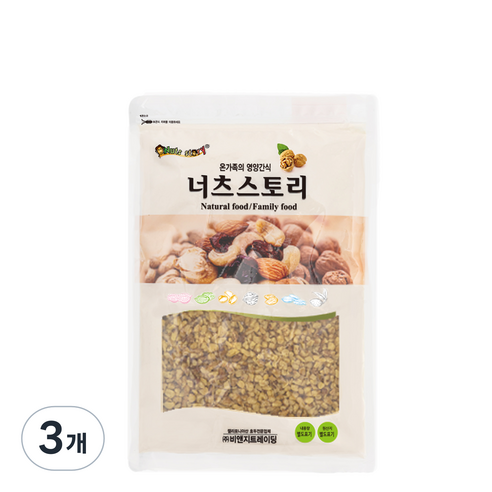 너츠스토리 호두분태, 500g, 3개