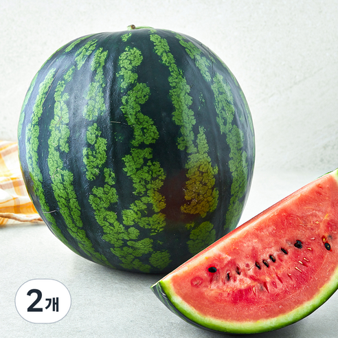 쥬스용 수박, 7kg 이상, 2개