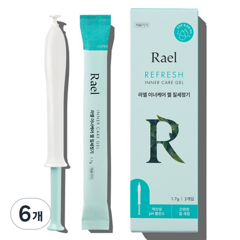 Rael 이너케어 젤 질세정기 3p, 6개