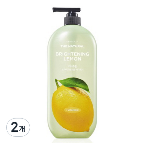 온더바디 더내추럴 브라이트닝 바디워시 – 레몬향 (900ml) 2개 다슈데일리 온더바디 더내추럴 브라이트닝 바디워시 – 레몬향 (900ml) 2개 다슈데일리