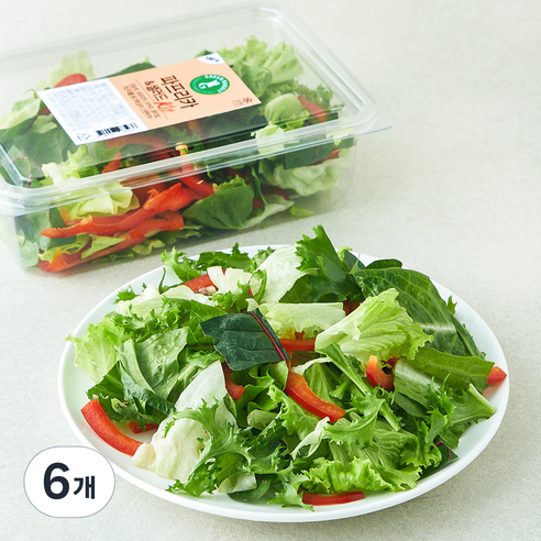 그린래빗 파프리카 & 샐러드 Kit, 180g, 6개
