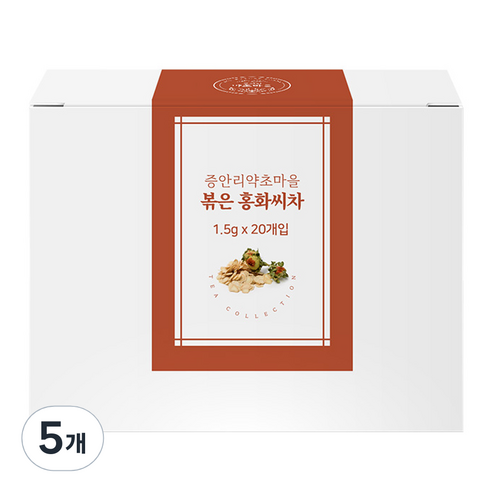 증안리약초마을협동조합 토종 홍화씨차, 1.5g, 20개입, 5개