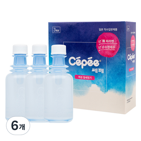 쎄페 여성 질세정제, 360ml, 6개