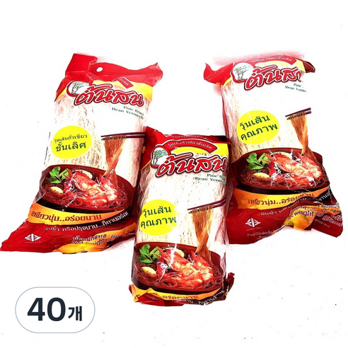 톤손 빈버미셀리 녹두 당면, 40g, 40개