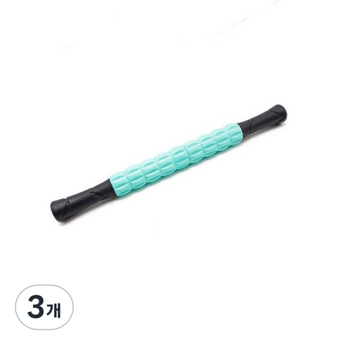 9절 마사지바 롤러스틱, 3개, 민트그린