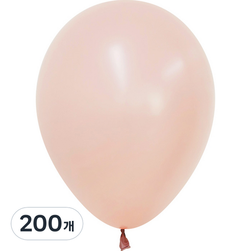 셈퍼텍스 풍선 30cm, 파스텔더스크 로즈, 200개