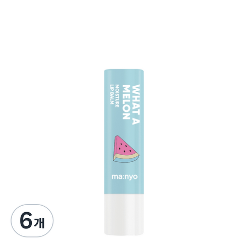 마녀공장 왓 어 멜론 모이스처 립 밤 4g, 6개