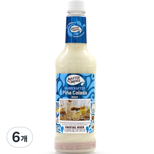 마스터오브믹스 동서 피나콜라다, 6개, 1L