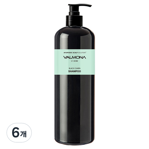 밸르모나 블랙커민 샴푸, 480ml, 6개