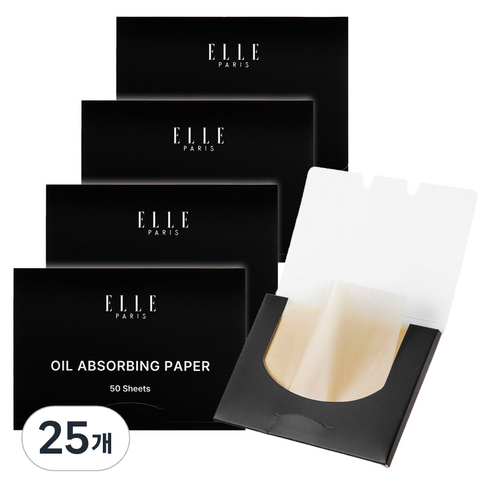 ELLE PARIS 린넨 기름종이, 25개, 50개입