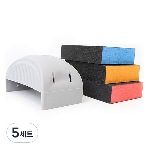 몬스툴 핸드툴 + 스펀지 사포 3p 세트, 5세트