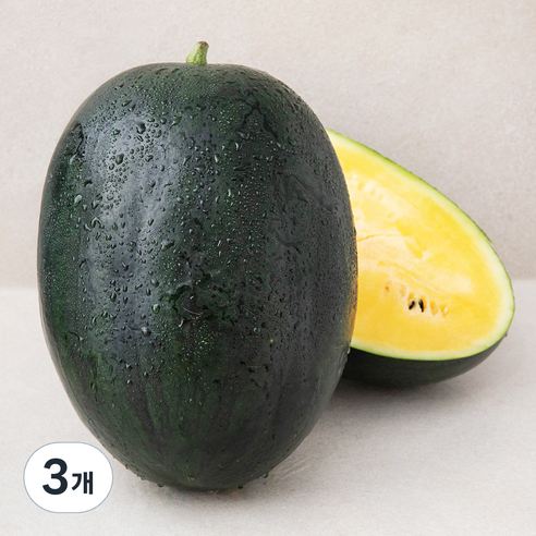 한반도 블랙망고수박, 2.5kg 이상, 3개