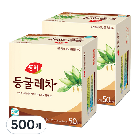 동서 둥굴레차 50t, 1.2g, 500개