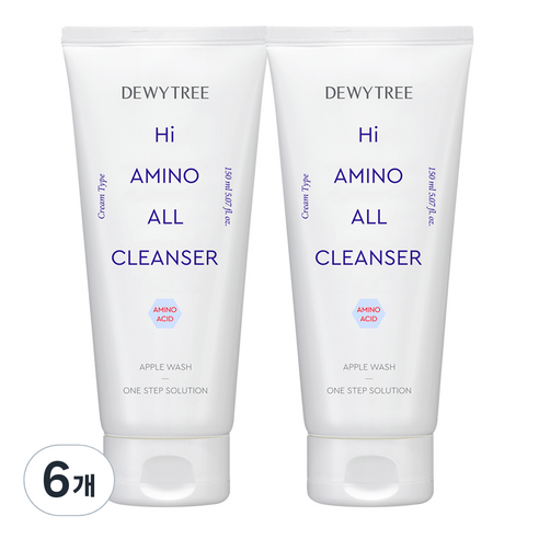 듀이트리 하이 아미노 올 클렌저, 150ml, 6개