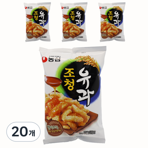 농심 조청 유과, 96g, 20개
