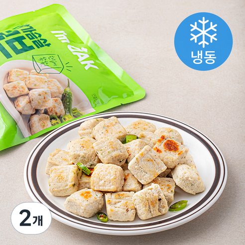 아임닭 닭가슴살 큐브 매콤청양 (냉동), 100g, 2개