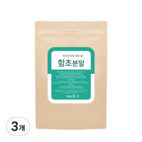 바른티 함초 분말, 200g, 3개