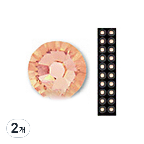 와사비네코 미미츠보 쥬얼리 귀지압패치, 라이트피치20pcs_L(4.0mm), 2개