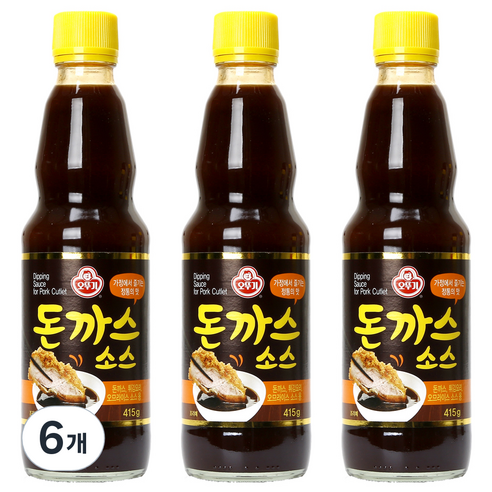 오뚜기 돈까스소스, 415g, 6개