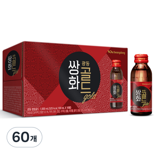 광동제약 쌍화골드 한방음료, 100ml, 50개