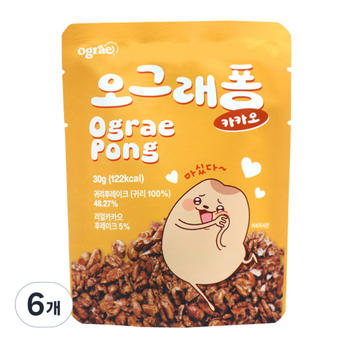 오그래 오! 그래퐁, 30g, 6개